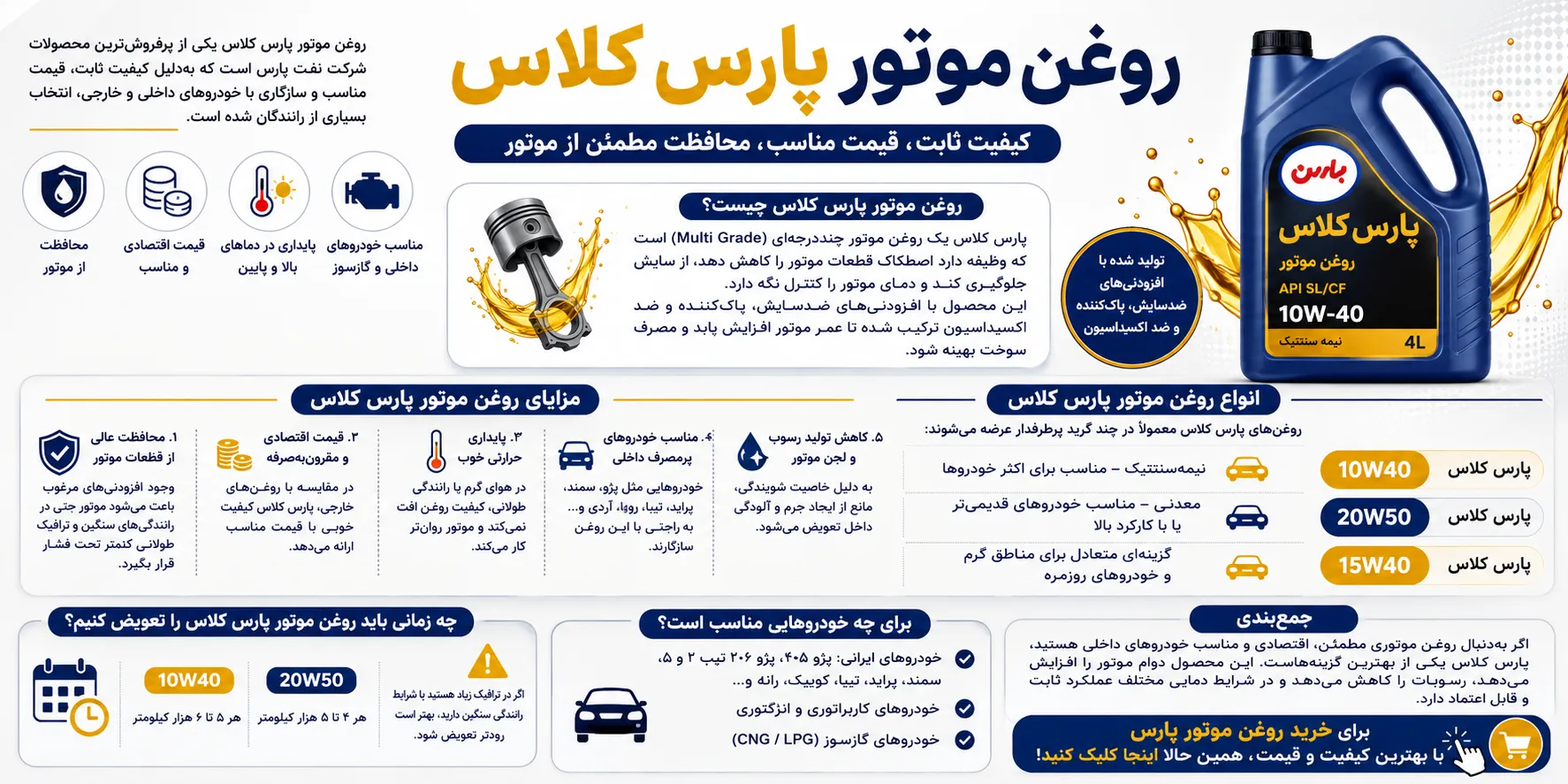 خرید روغن پارس